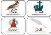 consonant-q-mini-flashcards